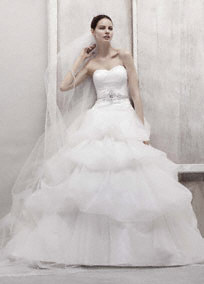 Oleg Cassini Gown Style Number 8CWG435, White